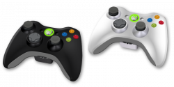Black Xbox 360 controller Xbox One controller Game controller ...