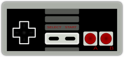 Clipart - Nintendo 8-bit controller