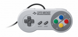 Nintendo Clipart Nes Controller - Super Nintendo Controller ...
