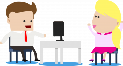 Clipart - Interview People