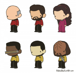 Lil' Star Trek: The Next Generation booster pack!...