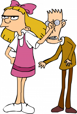 Helga punching Brainy - Hey Arnold | Girl Power | Pinterest | Hey arnold