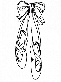 Pointe Ballet Shoes Coloring Pages | shoes coloring page | Pinterest ...