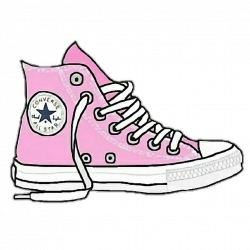 converse sticker pink aesthetic...