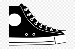 Gym Shoes Clipart Pete The Cat - Cartoon Converse High Tops ...