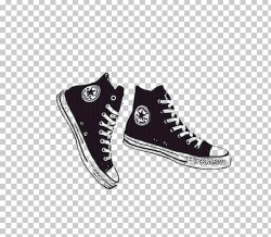 Converse Drawing Illustration Shoe PNG, Clipart, Art, Black ...