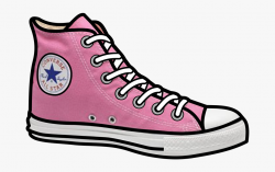 Converse Clipart Jeans Sneaker - Walking Shoe #286205 - Free ...
