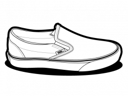 Sneakers clipart vans shoe - Pencil and in color sneakers clipart ...