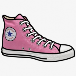 Converse Clipart Jeans Sneaker - Walking Shoe #286205 - Free ...
