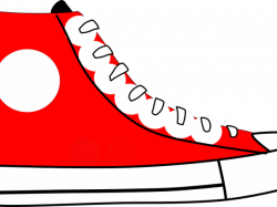 Clip Art Converse Tennis Shoes - Real Clipart And Vector Graphics •