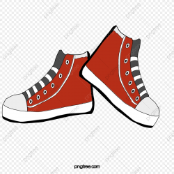 Converse Shoes Red Classic, Shoes Clipart, Converse, Red PNG ...