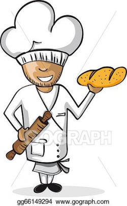 Vector Illustration - Profession baker worker cartoon figure ...