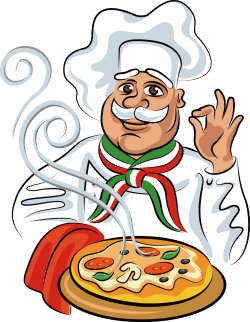 Pizza Italian cuisine Chef Cook - Take the pizza cartoon chef 1635 ...
