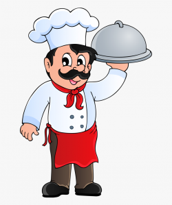 Cook Clipart Messy - Dibujo De Un Cocinero, Cliparts ...
