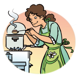 Cooking dinner clipart clipartcow - Clipartix
