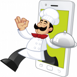 Chef Royalty-free Cartoon - Phone order 2926*2927 transprent Png ...