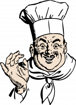Clipart - happy chef