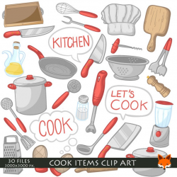 Cook Objects Kitchen Items Isolated Doodle Icons Clipart Scrapbook Set PNG  Transparent Design Clip Art Color Scrapbooking Decor Icons