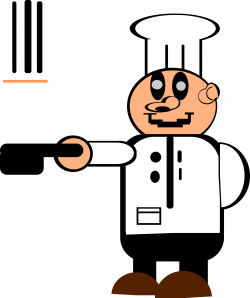 Clipart - a cook