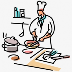 Free Cooking In The Kitchen Clipart Cliparts, Silhouettes ...