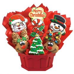 Christmas Sugar Cookies | Christmas Bouquets | Cookies by Design