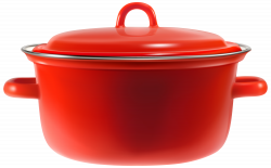 Red Cooking Pot Clipart - Best WEB Clipart
