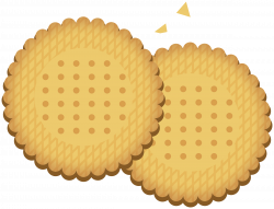 Clipart - round cookie / biscuit