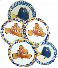 Nemo and Dory Sugar Cookies with Nonpareils - Birthday - Shop By ...