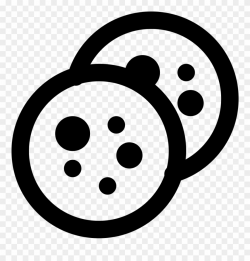 It Is An Image Of Two Overlapping Cookies - Cookies Icon ...