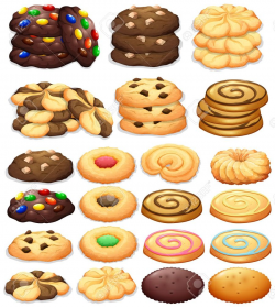 Download different kind of cookies clipart Chocolate chip ...