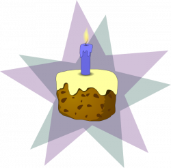 Cake And Candle Clip Art at Clker.com - vector clip art online ...