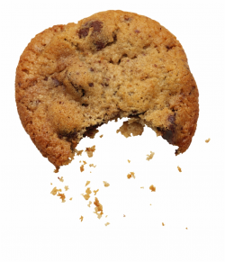 Cookie Bitten Out - Cookie Crumbs Transparent Background ...