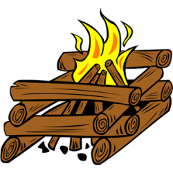 Campfires and cooking cranes clipart, cliparts of Campfires ...