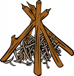 Clipart - Campfires and cooking cranes