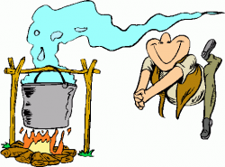 Campfire Cooking Clipart | Free download best Campfire ...