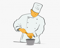 Free Food Clipart - Man Chef Cooking Clipart #84592 - Free ...
