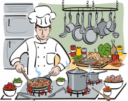 Chef Cooking Cartoon Clip art - cooking pan 5582*4405 transprent Png ...