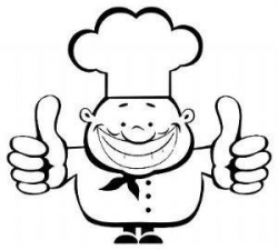 Chef Thumbs Up Cooking Vinyl Car Decal