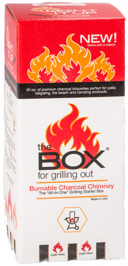 Charcoal Box USA | Burnable Charcoal Chimney