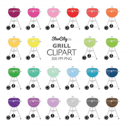 Grill clipart, Cookout Clip Art, Cookout Graphics, Cook clipart, Grill clip  art, Artwork for stickers, Commercial Use, instant download