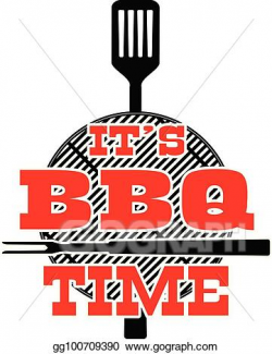 EPS Illustration - It's bbq time. Vector Clipart gg100709390 ...