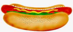 Hot Dog Cookout Clip Art Free - Hot Dog Clip Art Png ...