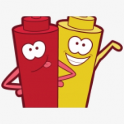 Cookout Clipart Mustard Ketchup - We Re Moving Clipart ...