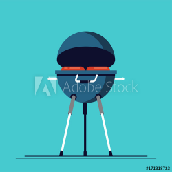 Cool vector barbecue party background with copy space ...