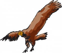 Flying Vulture Clip Art at Clker.com - vector clip art online ...