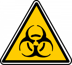 Warning - Bio-hazard Clip Art at Clker.com - vector clip art online ...