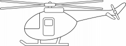 Helicopter clipart outline - Pencil and in color helicopter clipart ...