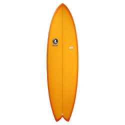 Orange Resin Surfboard Jim Banks transparent PNG - StickPNG
