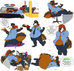 croc cyat on the job by DatBlangry -- Fur Affinity [dot] net