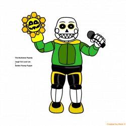 MP!Laugh Out Loud leo Sans + Golden flowey by Chesha18.deviantart ...